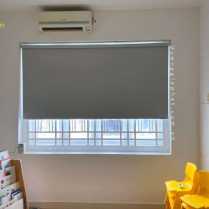 Rèm Cuốn Xám 08