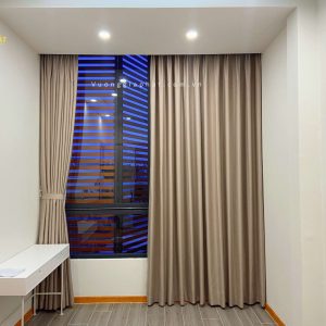 Alternative view of Rèm Vải 2 Lớp Màu Vàng 035