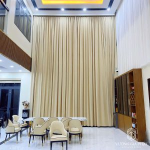 Alternative view of Rèm Vải 2 Lớp Tự Động Màu Be | Điều Khiển Từ Xa Tiện Lợi