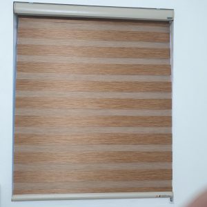 Alternative view of Rèm cầu vồng màu nâu gỗ cho cửa sổ
