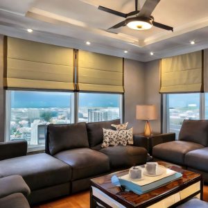 Rèm Roman Xếp Lớp Cao Cấp Chống Nắng Cho Cửa Sổ
