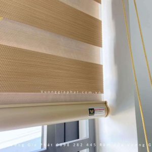 Rèm Cầu Vồng Màu Nâu Sữa 01