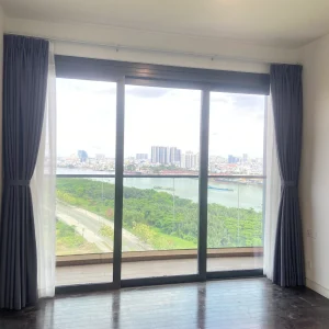 Alternative view of Rèm vải hai lớp che nắng cho phòng ngủ màu xám trơn