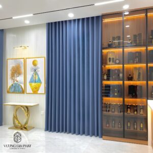 Rèm Vải Depo Nhật – Tông màu xanh Navy