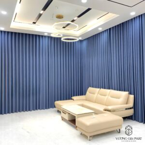 Rèm Vải Depo Nhật – Tông màu xanh Navy