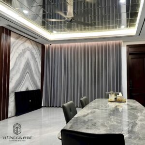 Rèm Vải Depo Nhật – Tông Màu Xám Đậm