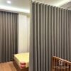 Rèm vải ngăn phòng giúp không gian kín đáo