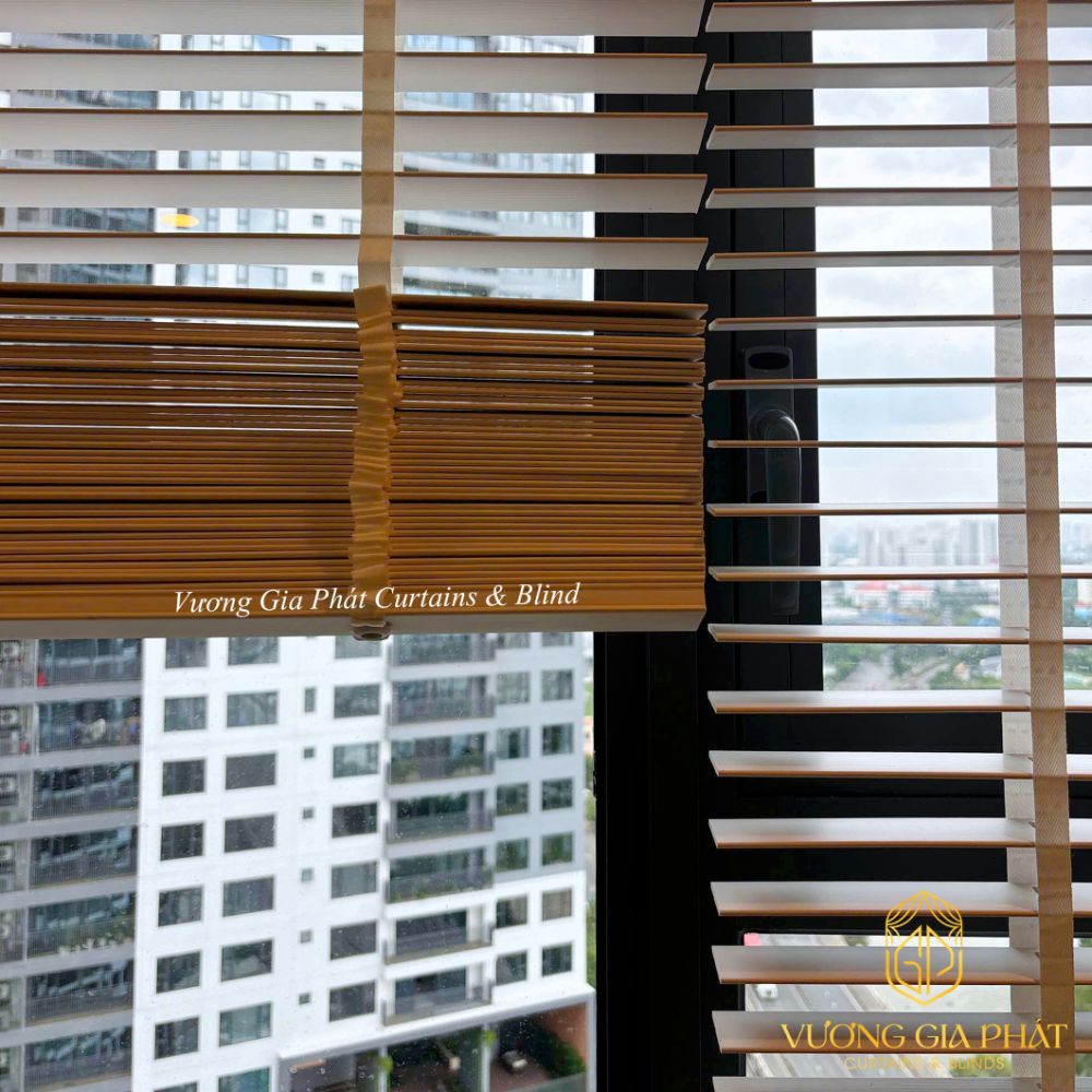 Rèm Sáo Gỗ Treo Cửa Chống Nắng Tự Nhiên - Ảnh 2